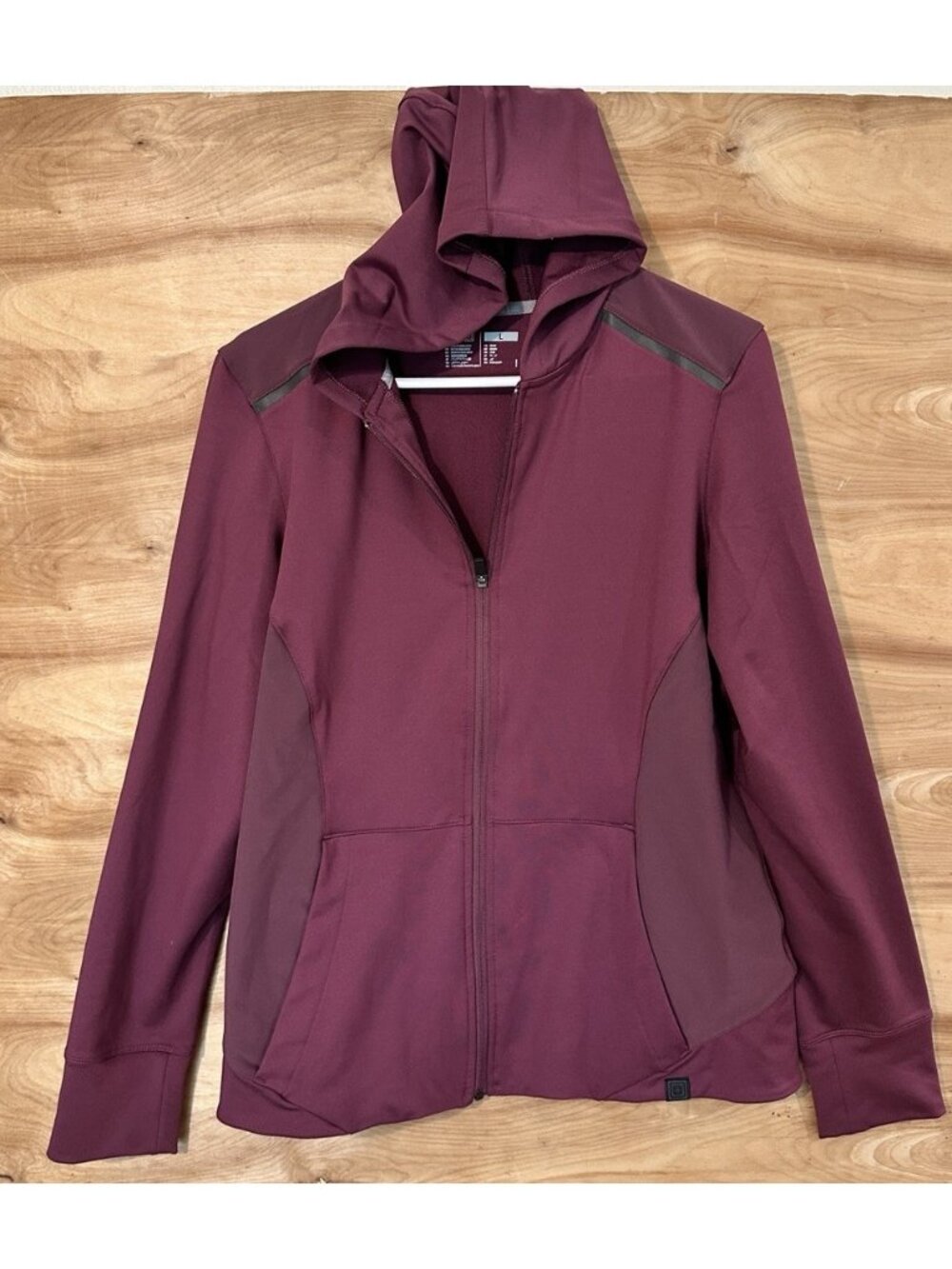 5.11 Tactical Jacket Women Lg Purple Selma Full Zip Hoodie Gym Pocket